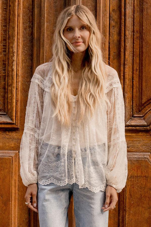 Spell Teodora Lace Blouse