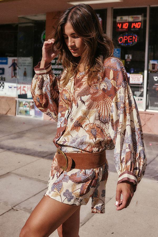 spell Volcano Goddess Shirt Dress