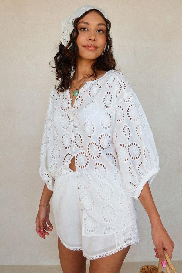spell Yaya Lace Blouse