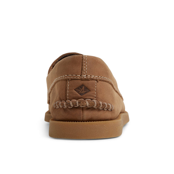 Sperry Top Sider Authentic Original™ 2-Eye Cross Lace Boat Shoe Brown