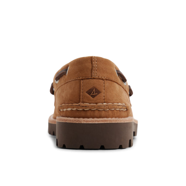 Sperry Top Sider Authentic Original™ 2-Eye Lug Boat Shoe Light Beige