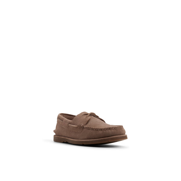 Sperry Top Sider Authentic Original™ 2-Eye Ripple Lug Boat Shoe Dark Brown