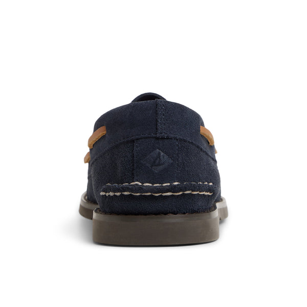 Sperry Top Sider Authentic Original™ 2-Eye Ripple Lug Boat Shoe Dark Brown