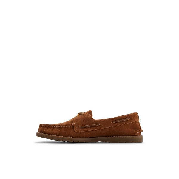 Sperry Top Sider Authentic Original™ 2-Eye Ripple Lug Boat Shoe Dark Brown