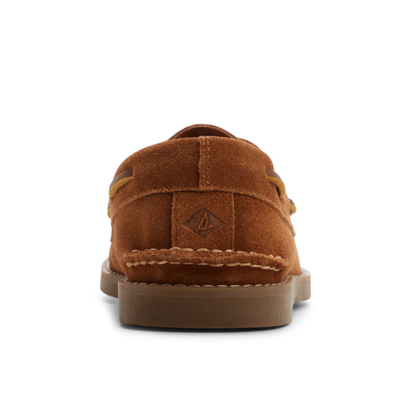 Sperry Top Sider Authentic Original™ 2-Eye Ripple Lug Boat Shoe Dark Brown