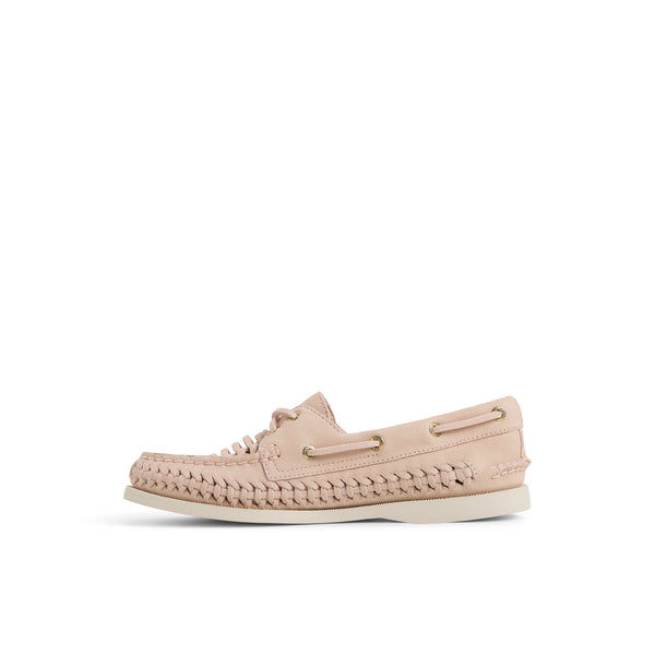 Sperry Top Sider Authentic Original™ 2 Eye Woven Boat Shoe Tan