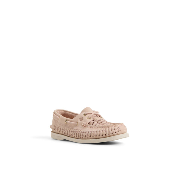 Sperry Top Sider Authentic Original™ 2 Eye Woven Boat Shoe Tan