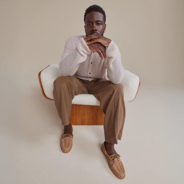 Sperry Top Sider Gold Cup™ Authentic Original™ 2-Eye Woven Boat Shoe Tan