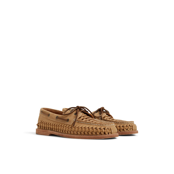 Sperry Top Sider Gold Cup™ Authentic Original™ 2-Eye Woven Boat Shoe Tan