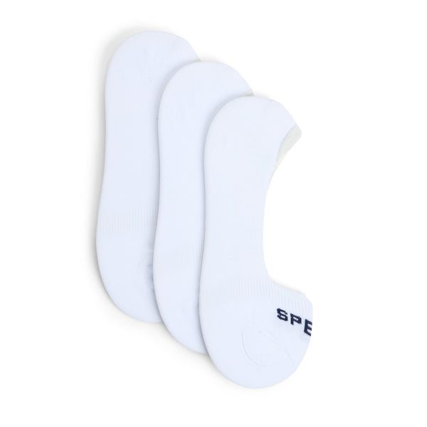 sperry top sider Ladies 3-Pack No-Show Socks Wht/lt pink