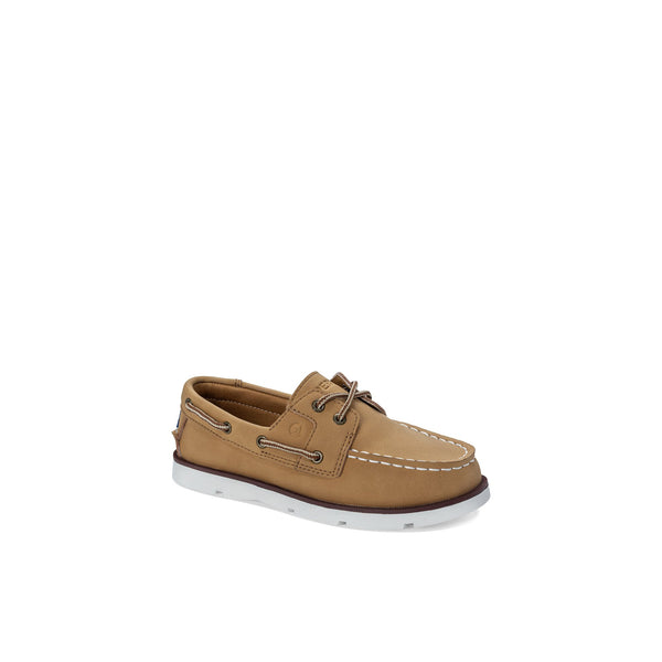 Sperry Top Sider Leeward II Junior Boat Shoe Light Beige