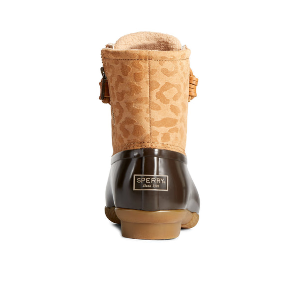 Sperry Top Sider Saltwater™ Cheetah Duck Boot Medium Beige