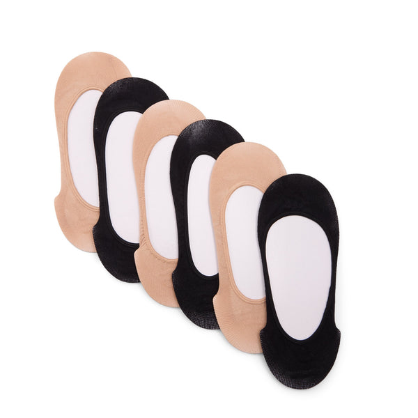 sperry top sider 6 Pack Micro Line Socks Black