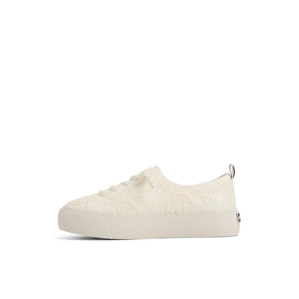 Sperry Top Sider Cove Lace To Toe Sneaker Cream
