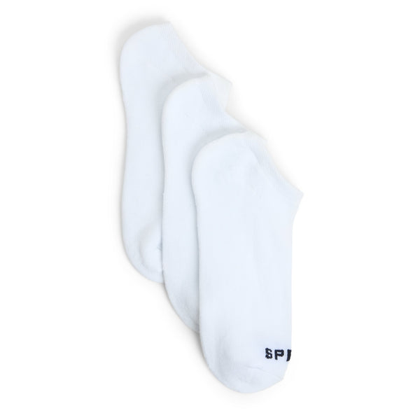 sperry top sider Ladies 3-Pack No-Show Socks White