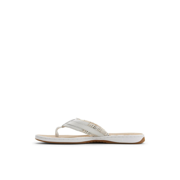 Sperry Top Sider Seafish 1 Thong Sandal Silver