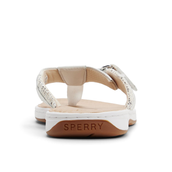 Sperry Top Sider Seafish 1 Thong Sandal Silver