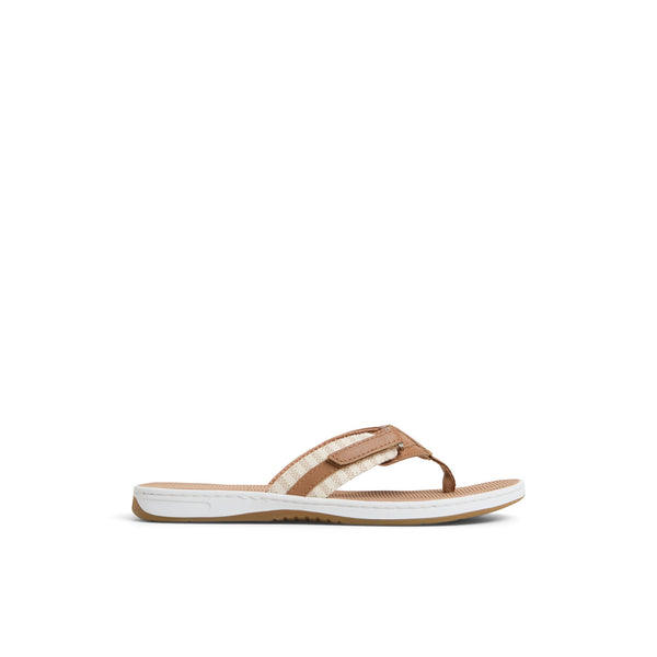sperry top sider Seafish 1 Thong Sandal Silver