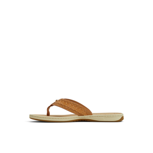 Sperry Top Sider Seafish 3 Flip Flop Sandal Cream