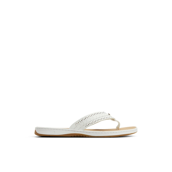 Sperry Top Sider Seafish 3 Flip Flop Sandal Cream