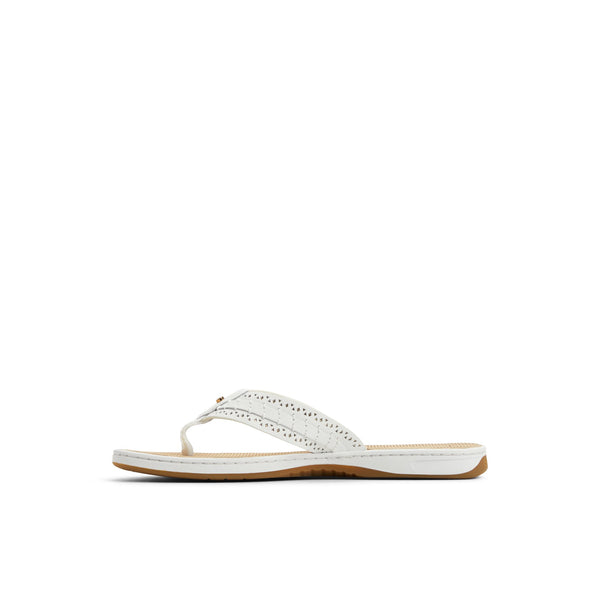 Sperry Top Sider Seafish 3 Flip Flop Sandal Cream