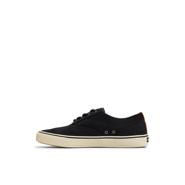 Sperry Top Sider Striper II Knit Sneaker Black
