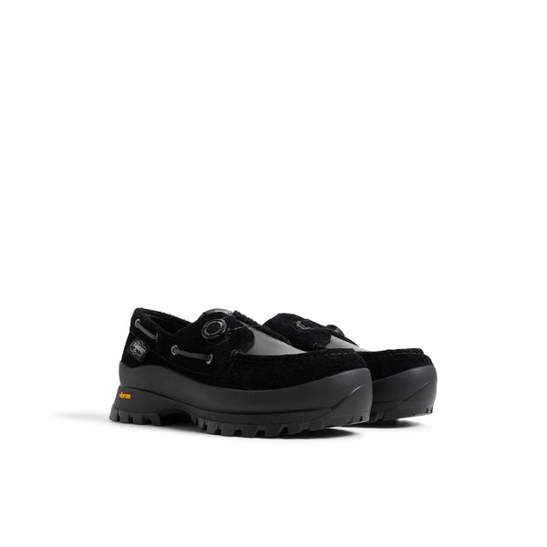 Sperry Top Sider Sperry X Pleasures 3-Eye Vibram Turn-Lock Lug Boat Black