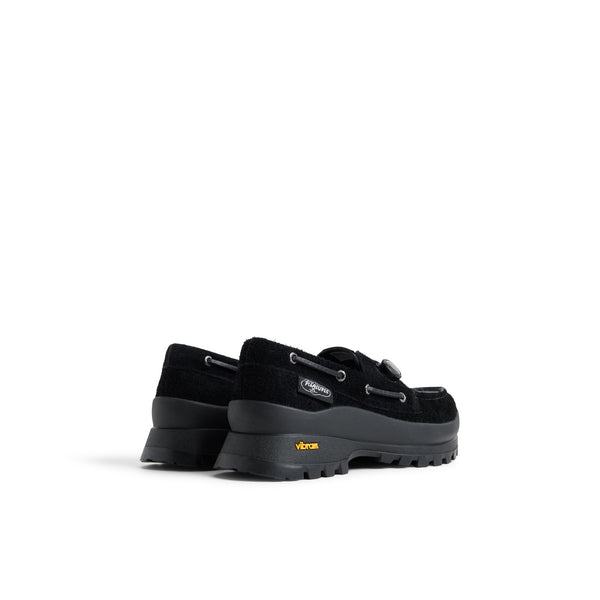 Sperry Top Sider Sperry X Pleasures 3-Eye Vibram Turn-Lock Lug Boat Black