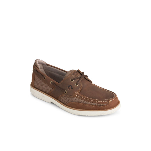Sperry Top Sider Surveyor 2-Eye Boat Shoe Dark Brown