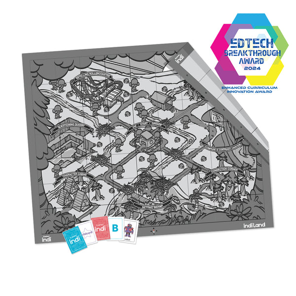 sphere indi Code Mat & Literacy Cards