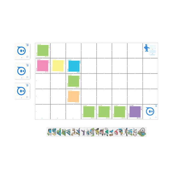 Sphere Indi Folding Code Mat & Stickers (4 Pack)