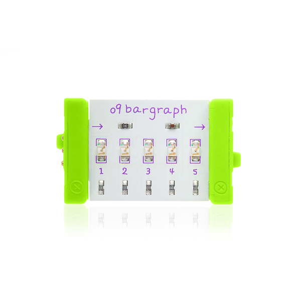 sphere littleBits o9 bargraph