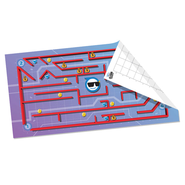sphere Maze & Grid Code Mat