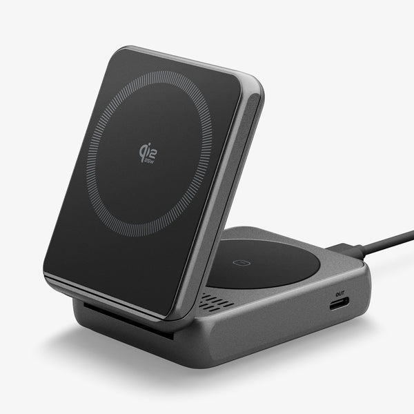 Spigen 2-in-1 Magnetic Wireless Charger | EF302MOQ (Mag Fit)