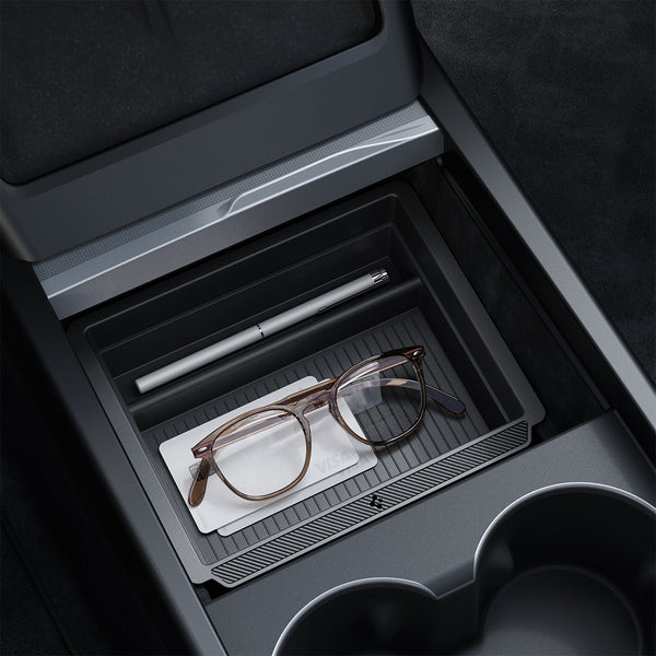 Spigen Sliding Center Console Organizer Upper Tray | 2-Section