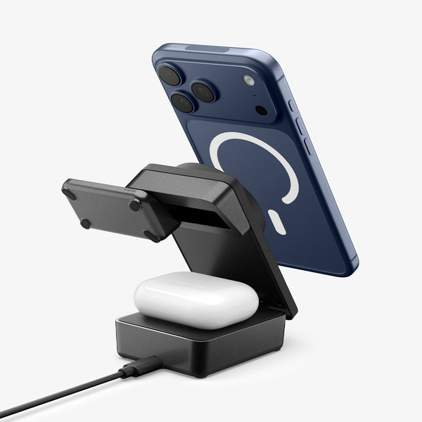 Spigen Foldable Wireless Charger Stand (Mag Fit)