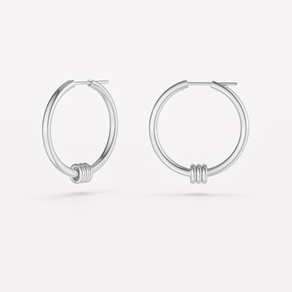 spinelli kilcollin Argo Silver Hoops
