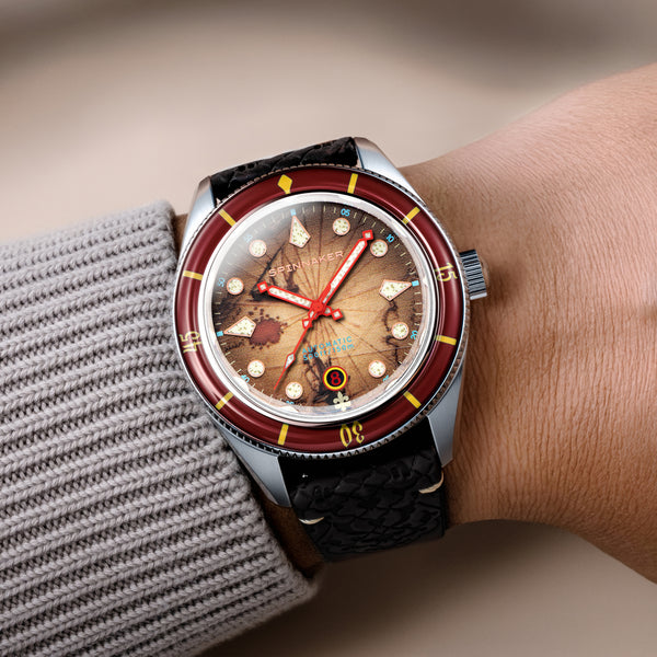 Spinnaker Fleuss Automatic - Piri Reis Limited Edition Red Reef
