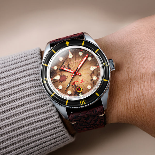 Spinnaker Fleuss Automatic - Piri Reis Limited Edition Red Reef