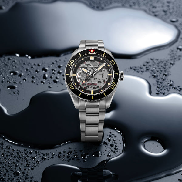 Spinnaker Croft 42 Skeleton Automatic Red Reef