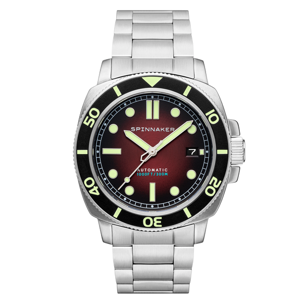 spinnaker Hull Diver Automatic Red Reef