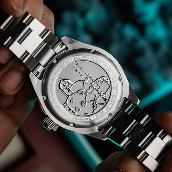 Spinnaker Piccard Skeleton Automatic Red Reef