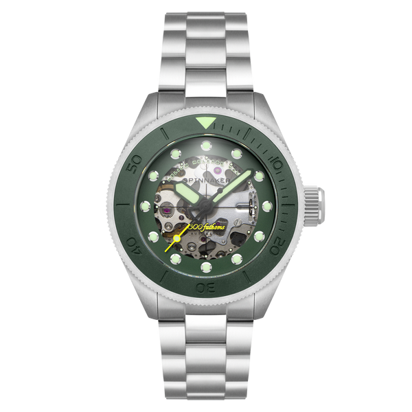 spinnaker Piccard Skeleton Automatic Red Reef