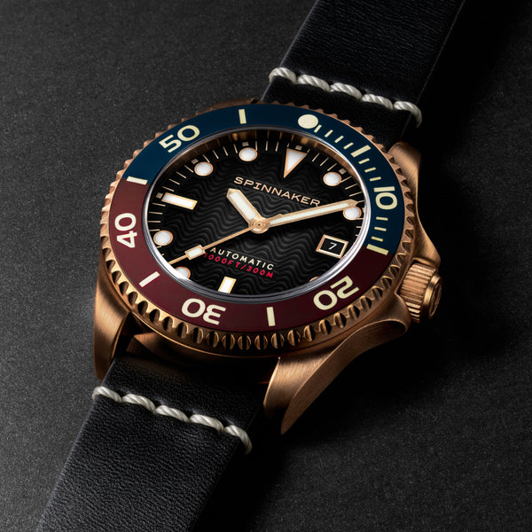 Spinnaker Tesei Bronze Swiss Automatic Red Reef