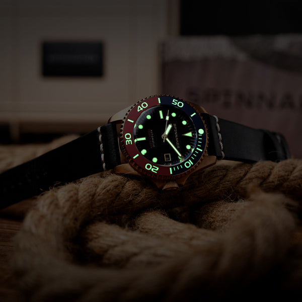 Spinnaker Tesei Bronze Swiss Automatic Red Reef