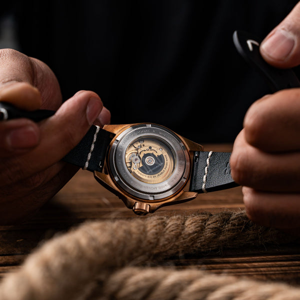 Spinnaker Tesei Bronze Swiss Automatic Red Reef