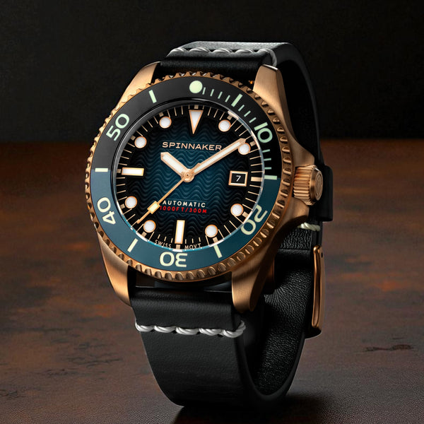 Spinnaker Tesei Bronze Swiss Automatic Red Reef