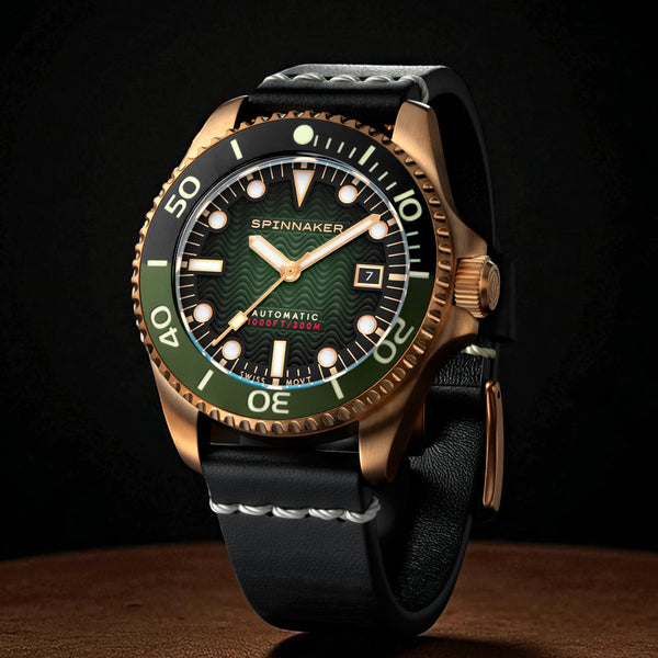 Spinnaker Tesei Bronze Swiss Automatic Red Reef
