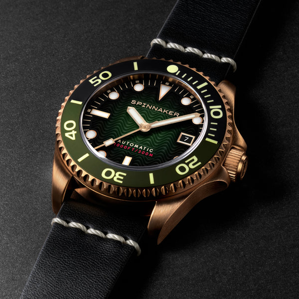 Spinnaker Tesei Bronze Swiss Automatic Red Reef