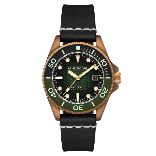 spinnaker Tesei Bronze Swiss Automatic Red Reef